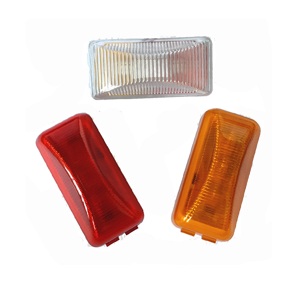 2.5x1 Inch Rectangle Piranha LED 2 or 3 Diodes Truck Trailer Side Marker Clearance Lights