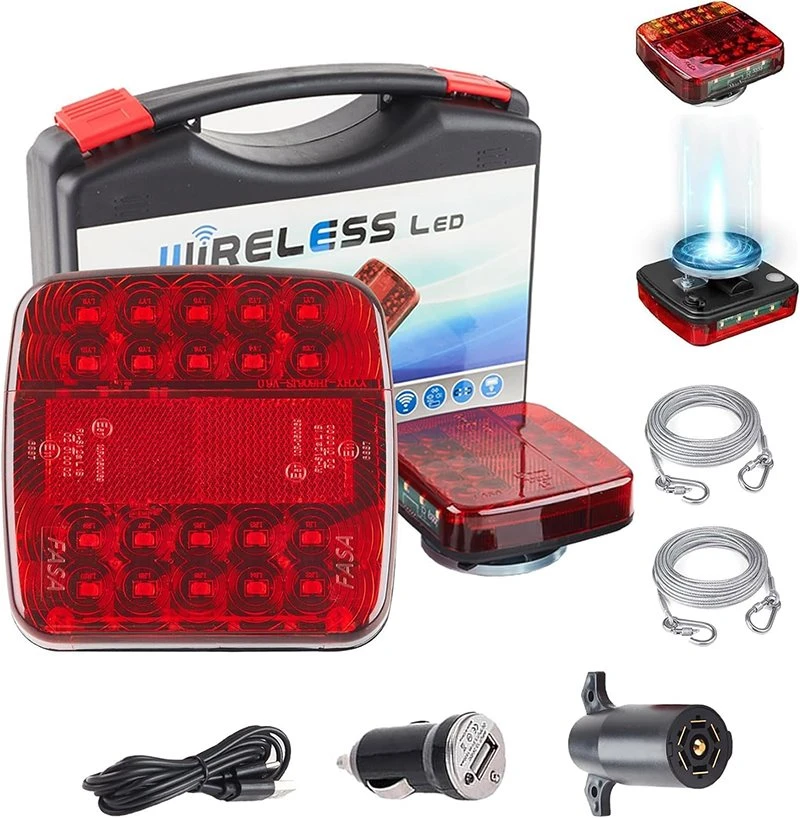 Wireless Tow Lights Magnetic Mount