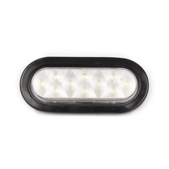 6 Inch Oval Piranha LED 10 or 26 Diodes Truck Trailer Reverse Backup Lights