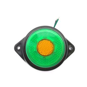 Red Green Amber Trailer Light Marker Lamps